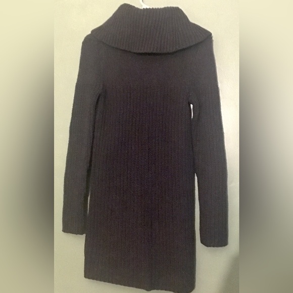 Warm Gray Button-Up Cardigan Sweater - Picture 2 of 4